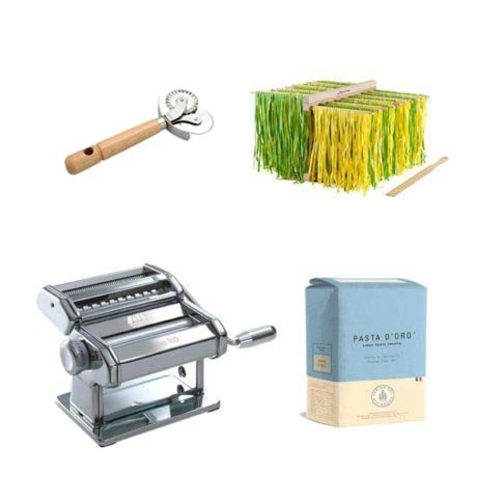 Kit de démarrage pâtes maison, Atlas 150 + accessoires - Marcato dans le groupe Électroménager / Autre Électroménager / Machines à pâtes l\'adresse The Kitchen Lab (1317-26944)