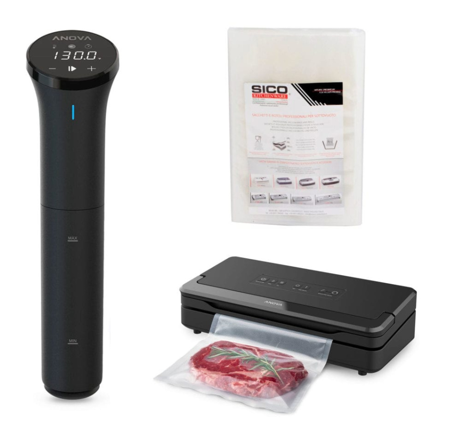 Anova Precision® Cooker Nano 3.0 / Vacuum Sealer Pro – Forfait Sous Vide dans le groupe Cuisine / La cuisson sous vide / Circulateurs l\'adresse The Kitchen Lab (1317-26949)