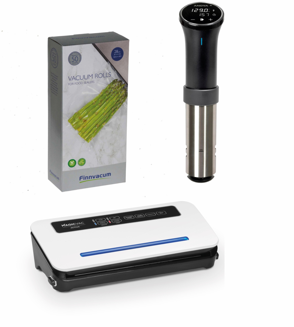 Anova Precision® Cooker 3.0/Magic Vac Activa – Forfait Sous Vide dans le groupe Cuisine / La cuisson sous vide / Circulateurs l\'adresse The Kitchen Lab (1317-29353)