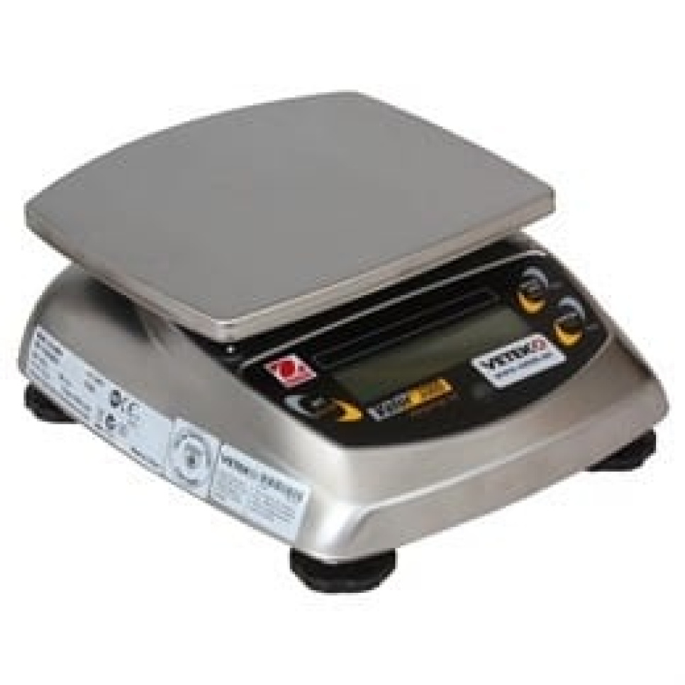 Balance de table, 6 kg / 1 g, IP65 - Pour environnements difficiles - Valor dans le groupe Cuisine / Jauges et verres doseurs / Balances de cuisine l\'adresse The Kitchen Lab (1380-11946)
