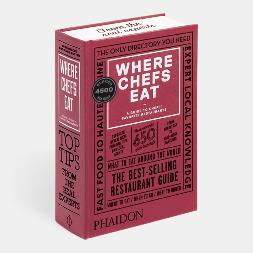Where Chefs Eat, A Guide to Chefs Favourite Restaurants dans le groupe Cuisine / Livres de cuisine / Littérature culinaire / Guides l\'adresse The Kitchen Lab (1399-14478)