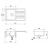 Lavabo en composite, Notus SQ101