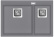 Évier double composite - Delicia SQD150