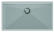 Evier inox 790 x 450 mm