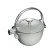 Théière en Fonte, 1,15 litre, Grise - Staub