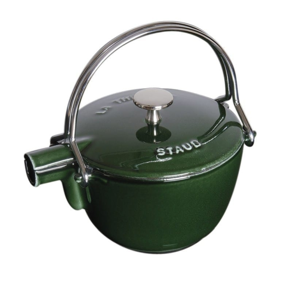 Théière en fonte, 1,15 litre, verte - Staub dans le groupe Thé et café / Thé / Théières l\'adresse The Kitchen Lab (1418-13028)