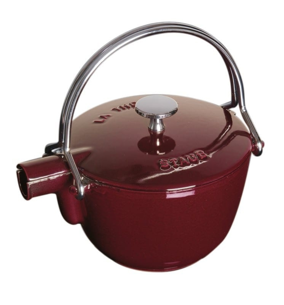Théière en fonte, 1,15 litre, grenadine - Staub dans le groupe Thé et café / Thé / Théières l\'adresse The Kitchen Lab (1418-13029)