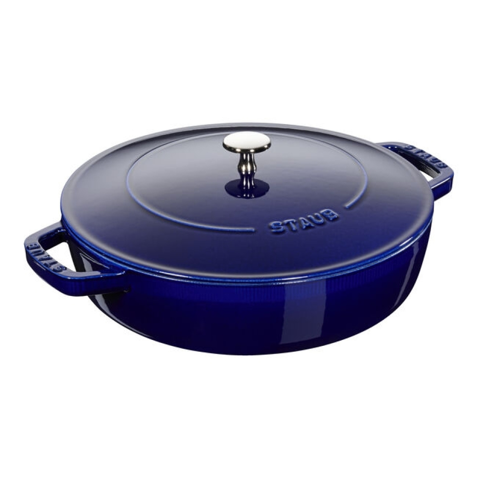 Sauteuse, Chistera, Bleue - Staub - 28 cm dans le groupe Cuisine / Poêle à frire / Sauteuse l\'adresse The Kitchen Lab (1418-13075)