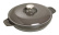 Bol rond avec couvercle, fonte, 20cm, Gris