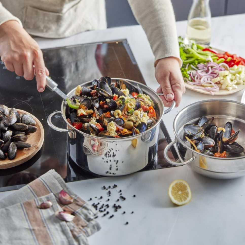 Poêle à moules, 20 cm 3 litres, Resto - Demeyere