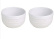 Ramequins en grès, pack de 2, 8cm, Blanc - Staub