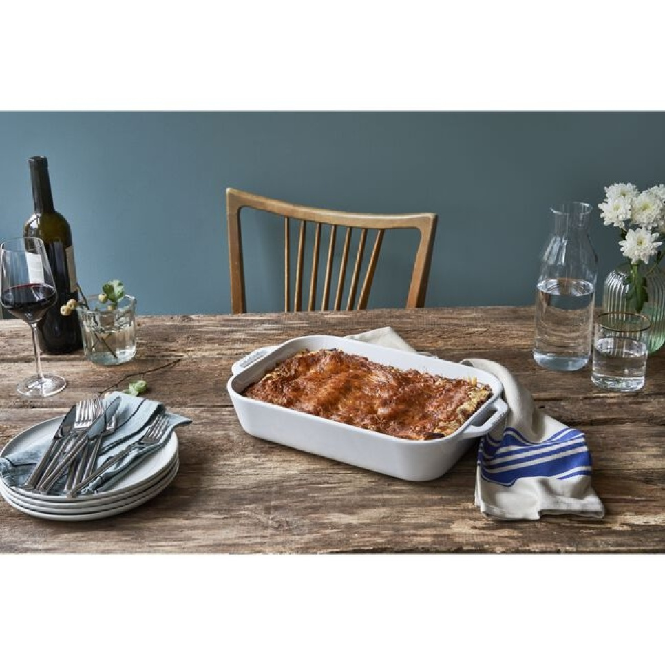 Moule rectangulaire, blanc - Staub - 34 x 24 cm