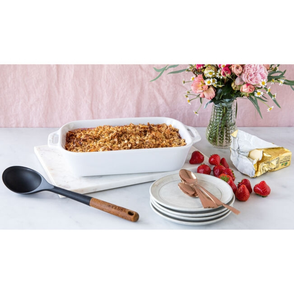 Moule rectangulaire, blanc - Staub - 34 x 24 cm