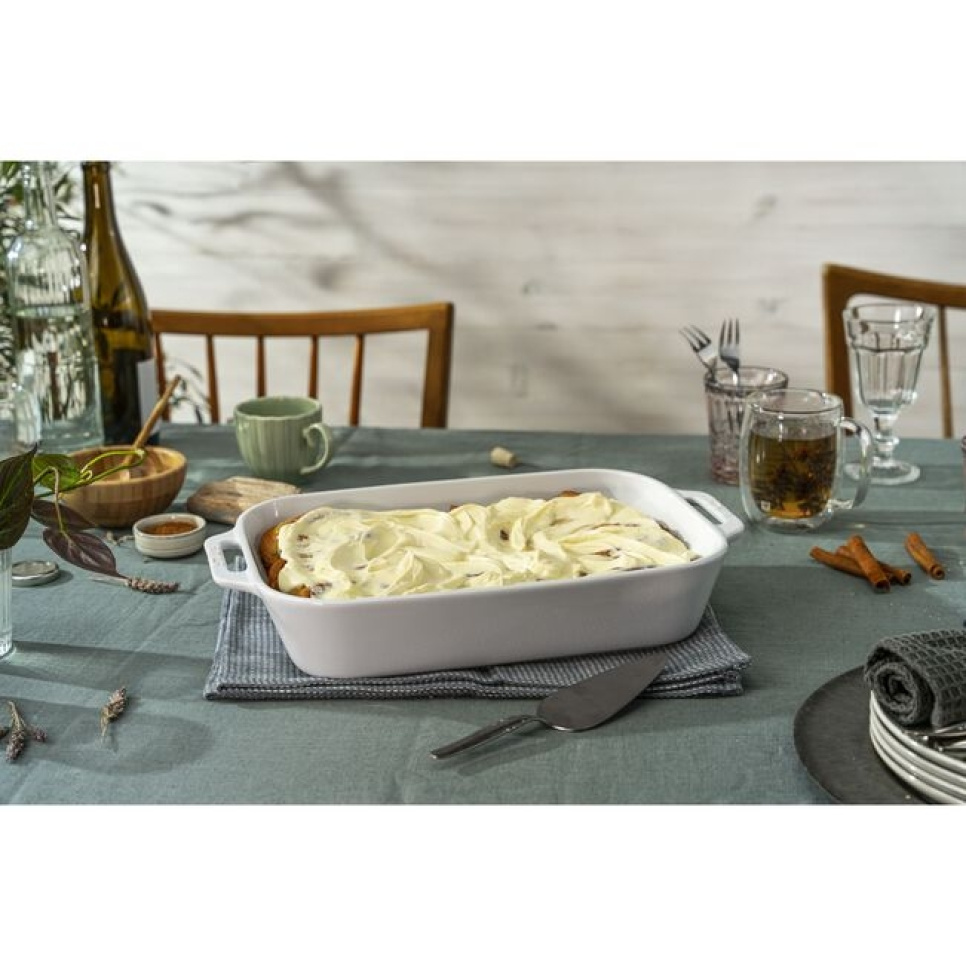 Moule rectangulaire, blanc - Staub - 34 x 24 cm