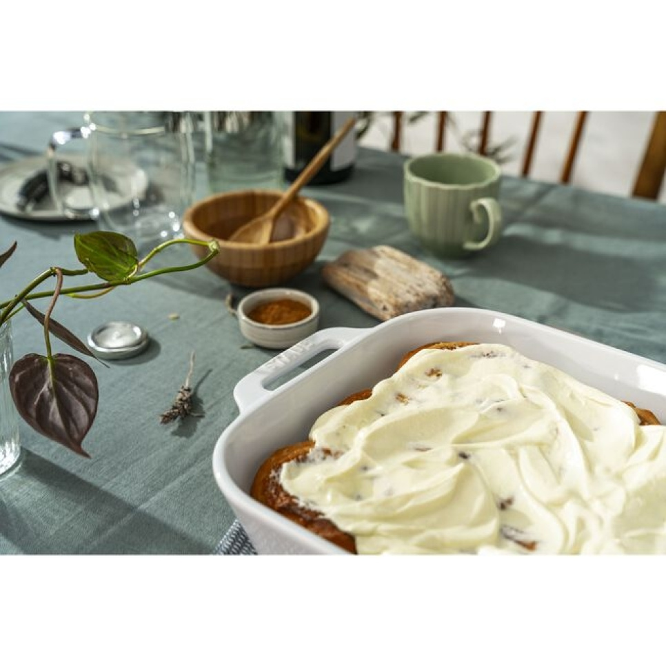 Moule rectangulaire, blanc - Staub - 34 x 24 cm