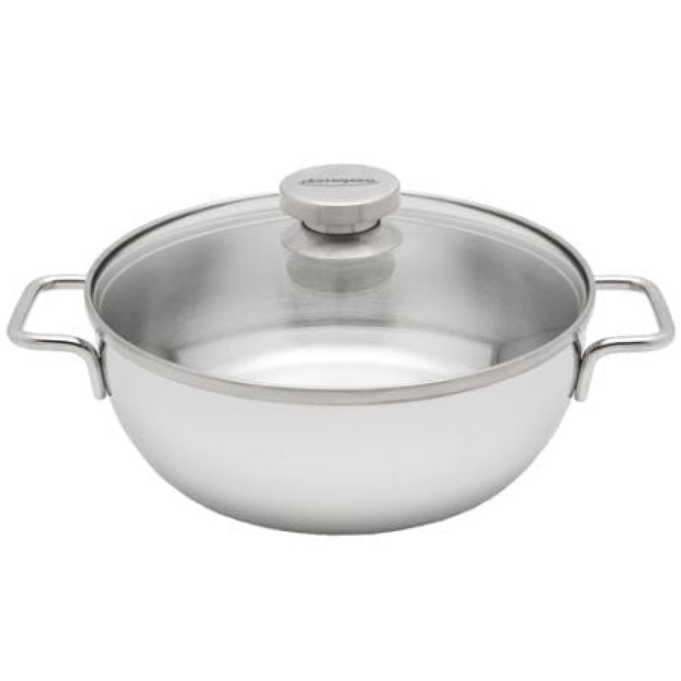 Casserole basse avec couvercle en verre, Apollo - Demeyere dans le groupe Cuisine / Casseroles et poêles / Casseroles l\'adresse The Kitchen Lab (1418-17117)