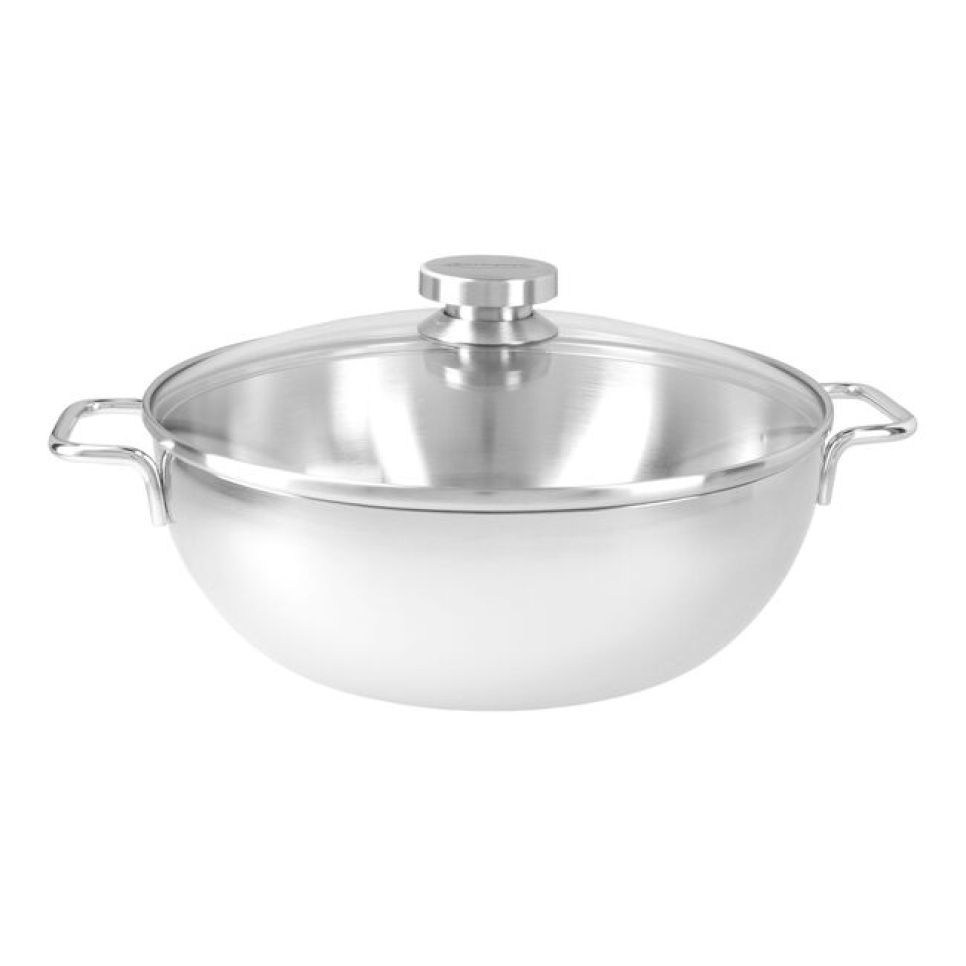 Cocotte basse avec couvercle en verre, Apollo - Demeyere dans le groupe Cuisine / Casseroles et poêles / Casseroles l\'adresse The Kitchen Lab (1418-17117)