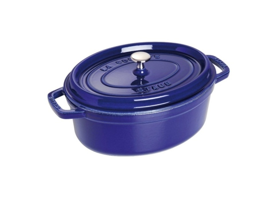 Poêle ovale en fonte, Bleu - Staub dans le groupe Cuisine / Casseroles et poêles / Casseroles l\'adresse The Kitchen Lab (1418-17419)