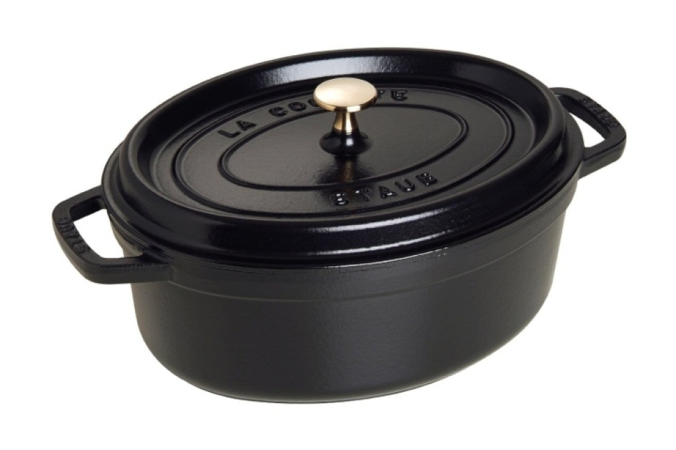 Poêle ovale en fonte, Noire - Staub dans le groupe Cuisine / Casseroles et poêles / Casseroles l\'adresse The Kitchen Lab (1418-17425)