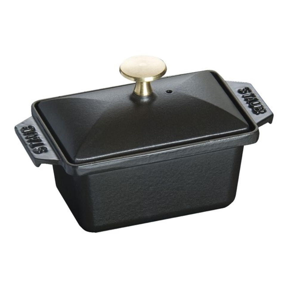 Terrine en fonte, noire - Staub dans le groupe Cuisine / Plats de cuisson et produits GastroNorms / Moules pour le four l\'adresse The Kitchen Lab (1418-17619)