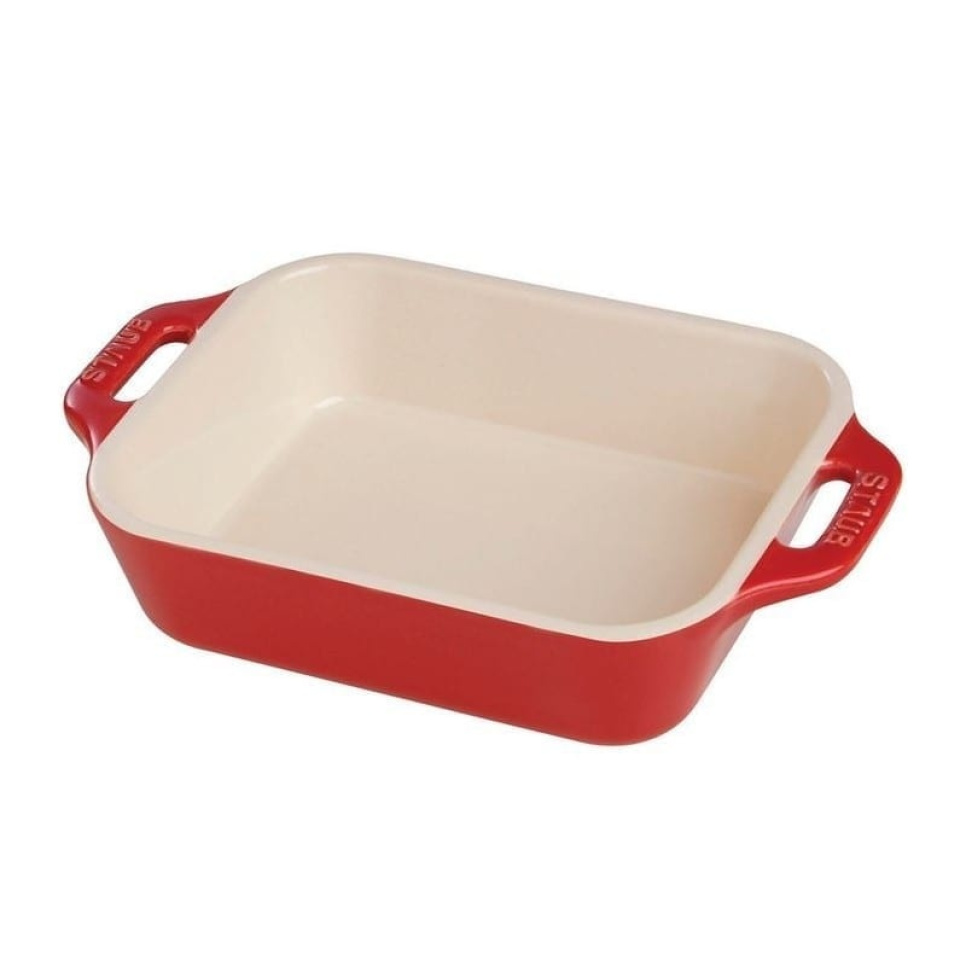 Forme rectangulaire, 34 x 24 cm, Rouge - Staub dans le groupe Cuisine / Plats de cuisson et produits GastroNorms / Moules pour le four l\'adresse The Kitchen Lab (1418-18241)