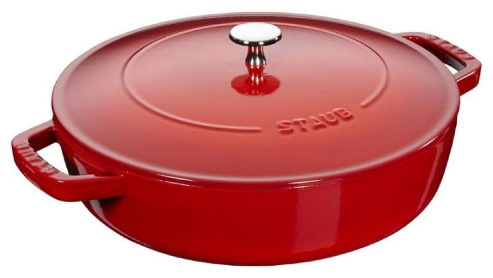 Sauteuse Christera, rouge - Staub dans le groupe Cuisine / Poêle à frire / Sauteuse l\'adresse The Kitchen Lab (1418-24320)