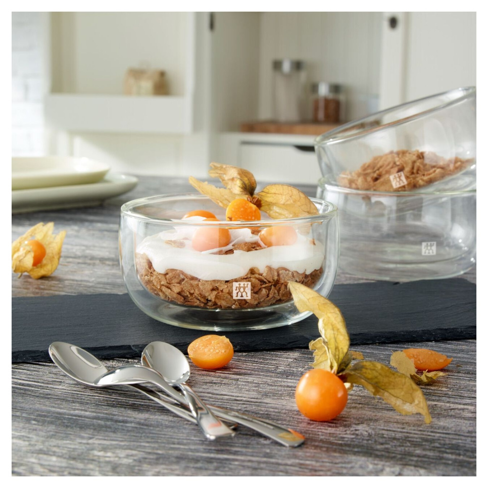 Verre en verre / bol de dessert en verre à double paroi, 280 ml, 2 pack, Sorrento - Zwilling