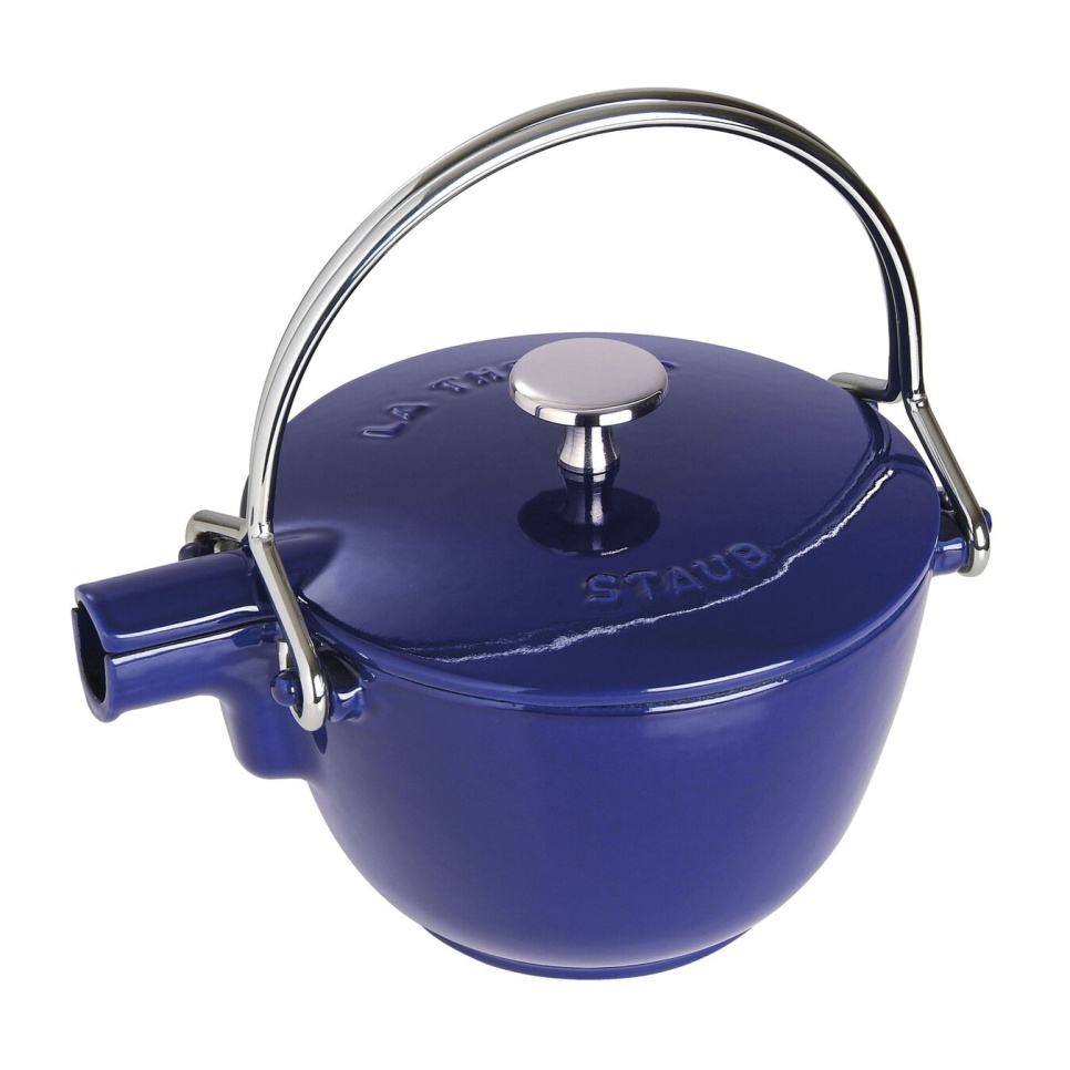 Théière en fonte, 1,15 litres, bleu - Staub dans le groupe Thé et café / Thé / Théières l\'adresse The Kitchen Lab (1418-27422)
