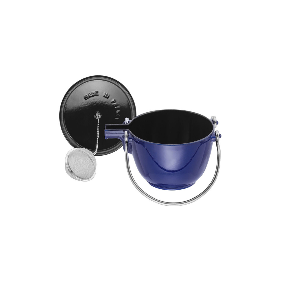 Théière en fonte, 1,15 litres, bleu - Staub