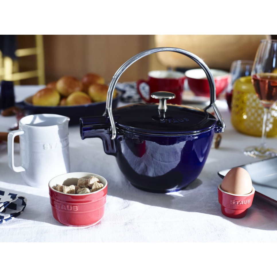 Théière en fonte, 1,15 litres, bleu - Staub