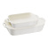 Plat à four rectangulaire, paquet de 2, 20x16cm et 27x20cm - Staub