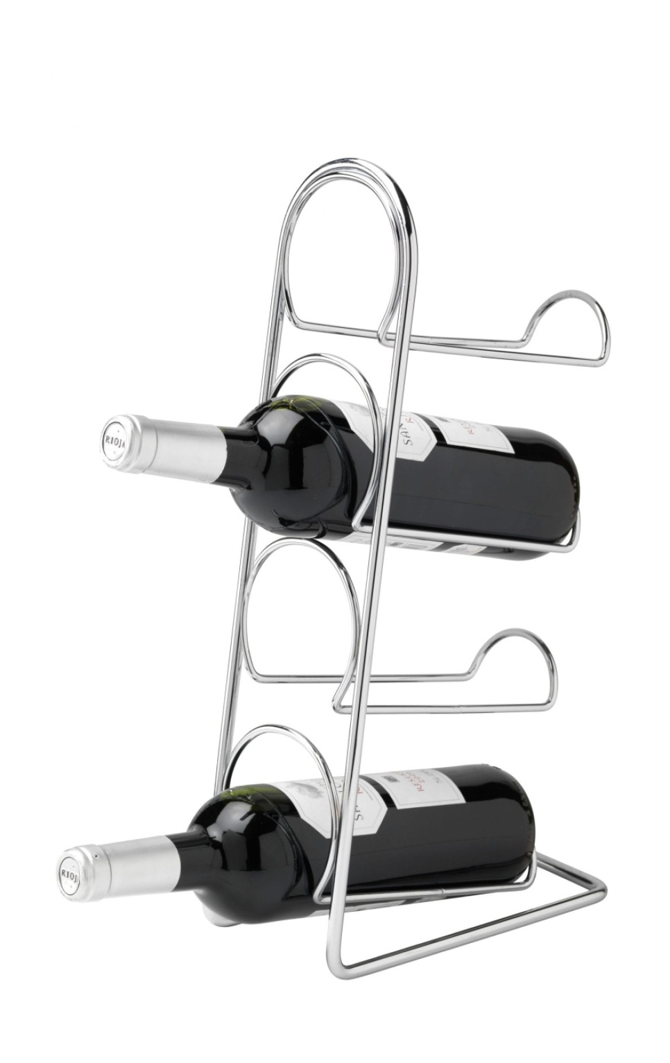 Casier à vin Pisa pour 4 bouteilles, chrome - Hahn dans le groupe Cocktails et Vin / Accessoires pour le vin / Casier à vin l\'adresse The Kitchen Lab (1422-13638)