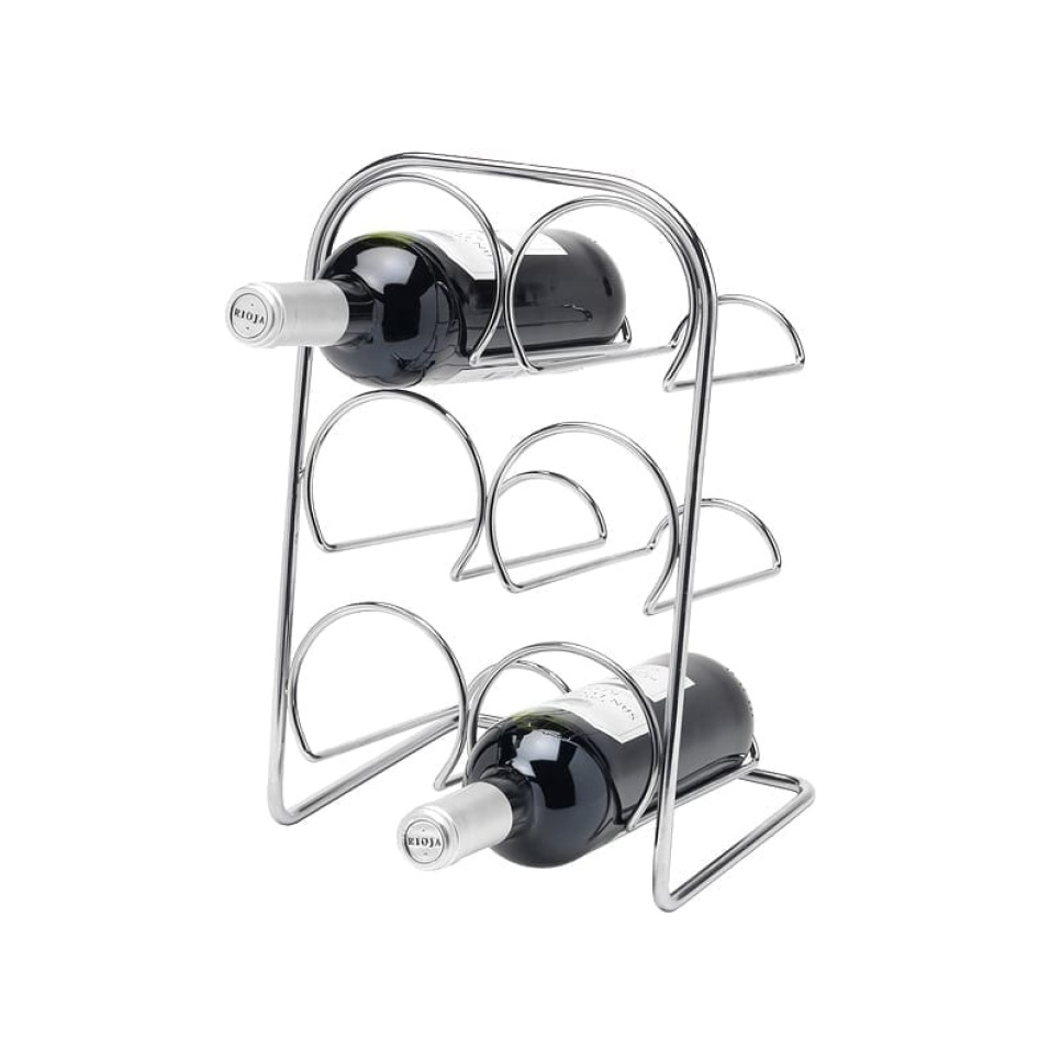 Casier à vin Pisa pour 6 bouteilles, chrome - Hahn dans le groupe Cocktails et Vin / Accessoires pour le vin / Casier à vin l\'adresse The Kitchen Lab (1422-13903)