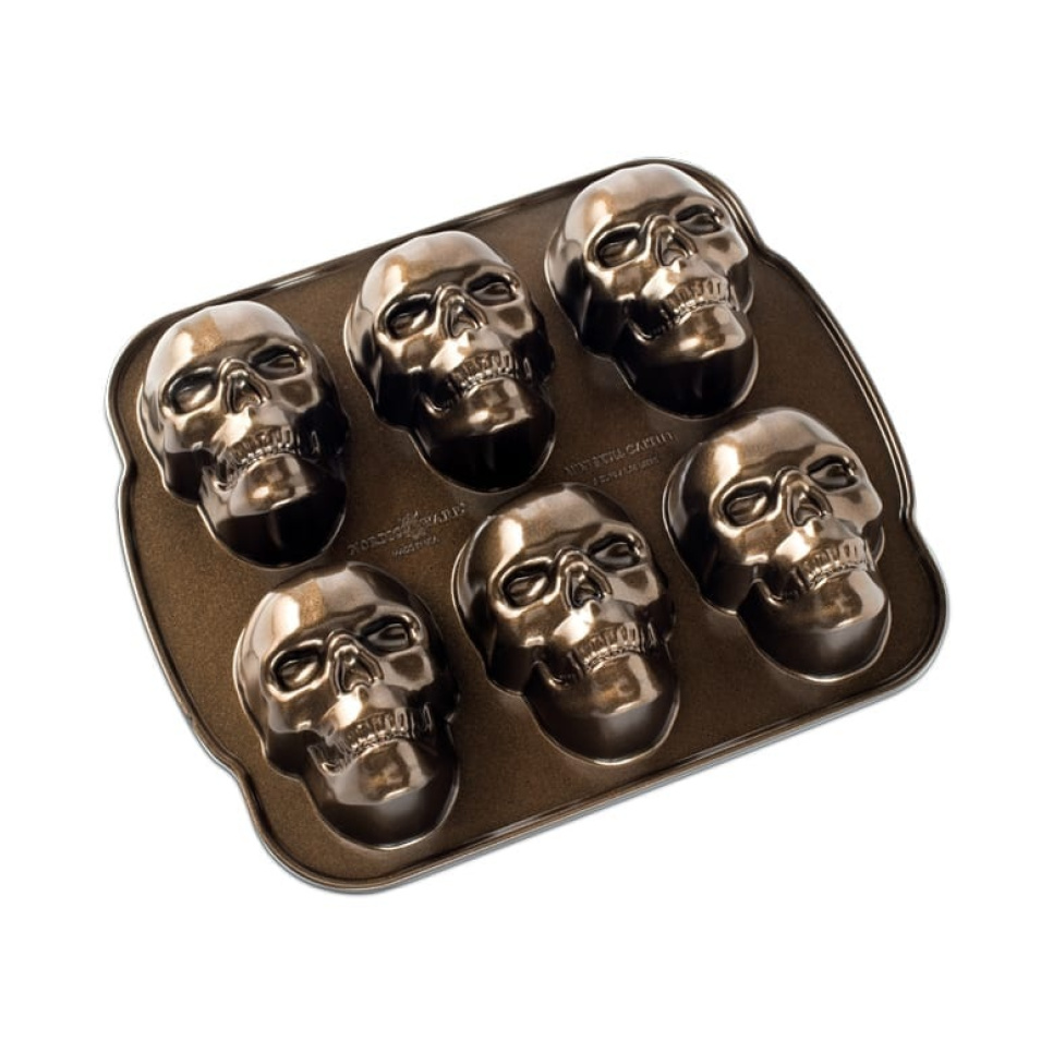 Moule à gâteau Skull Cakelet - Nordic Ware dans le groupe Pâtisserie / Moules / Moules à gâteaux l\'adresse The Kitchen Lab (1422-14040)