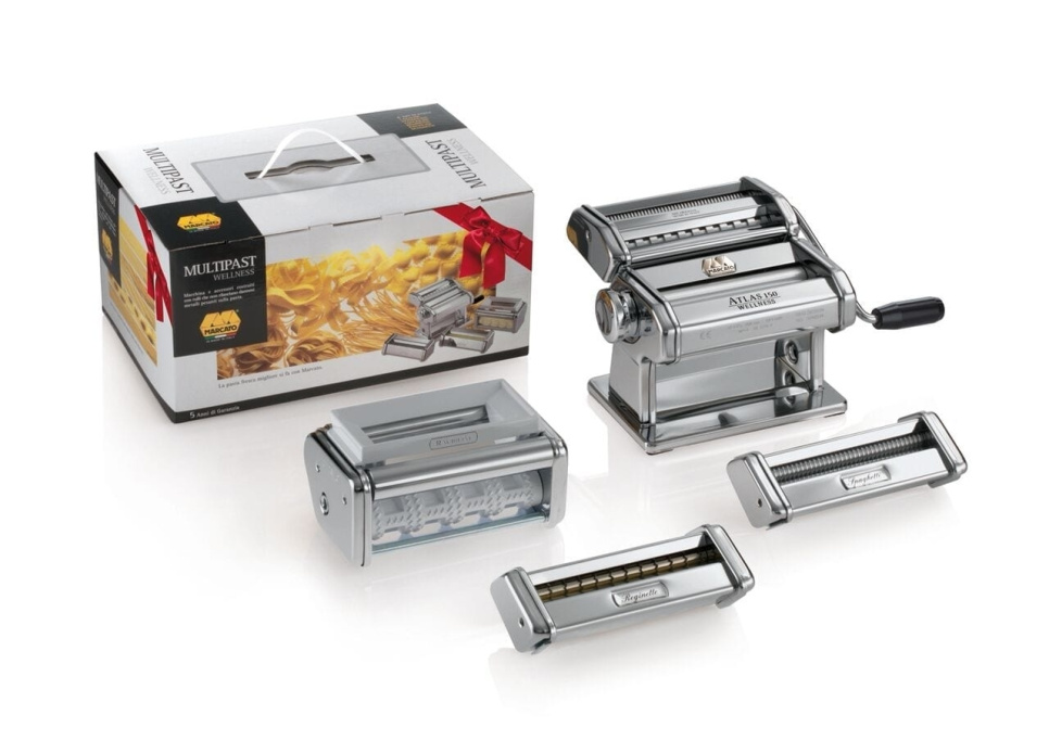 Set Marcato, Raviolini, Reginette et Spaghetti - Marcato dans le groupe Électroménager / Autre Électroménager / Machines à pâtes l\'adresse The Kitchen Lab (1422-14852)