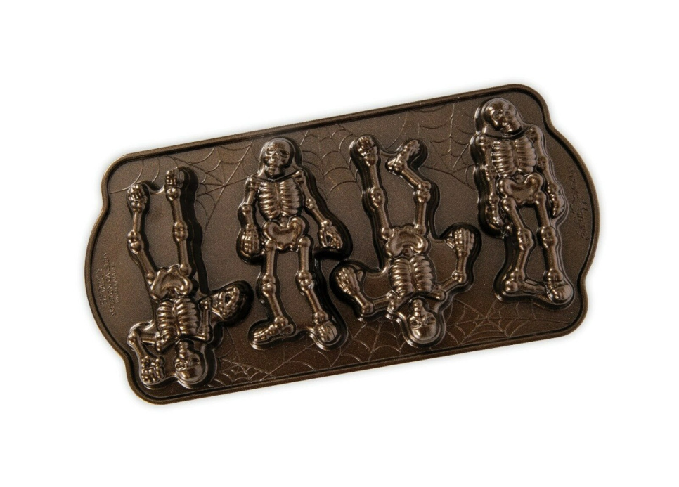 Moule à gâteau, Spooky Skeleton Cakelet Pan - Nordic Ware dans le groupe Pâtisserie / Moules / Moules à gâteaux l\'adresse The Kitchen Lab (1422-22035)