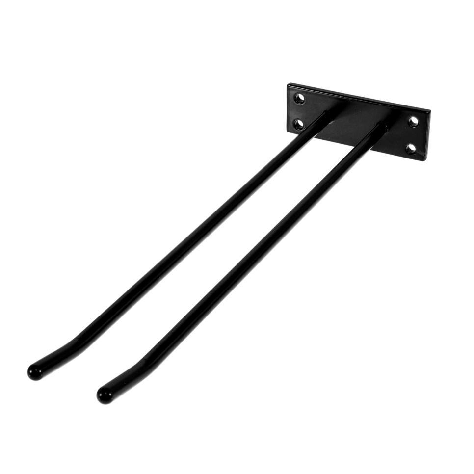 Cintre en verre pour le montage mural - noir, 3 verres - Hippie de Luxe dans le groupe Décoration de la cuisine / Intérieur : Portes-verres suspendus l\'adresse The Kitchen Lab (1422-27535)