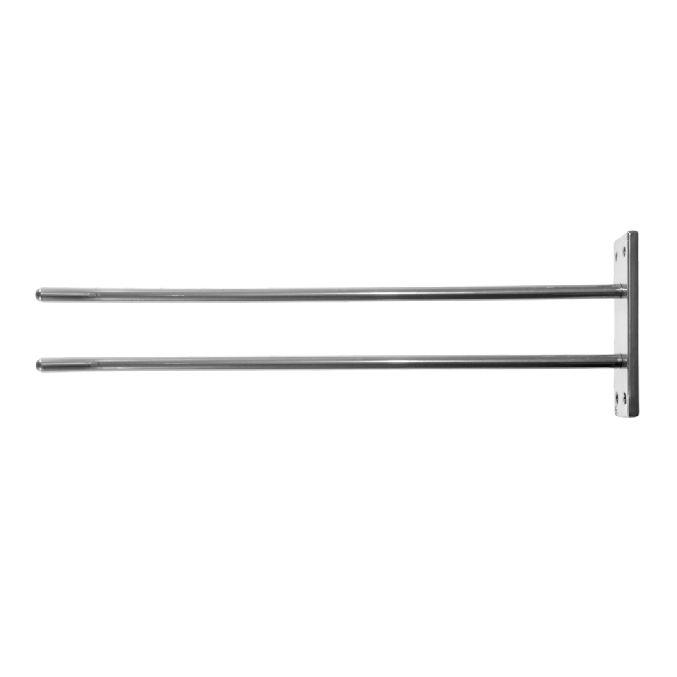 Cintre en verre pour le montage mural - argent, 3 verres - Hippie de Luxe