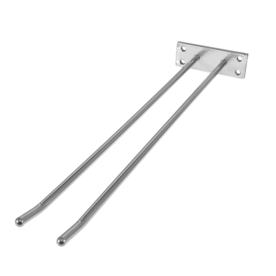 Cintre en verre pour le montage mural - argent, 4 verres - Hippie de Luxe dans le groupe Décoration de la cuisine / Intérieur : Portes-verres suspendus l\'adresse The Kitchen Lab (1422-27540)