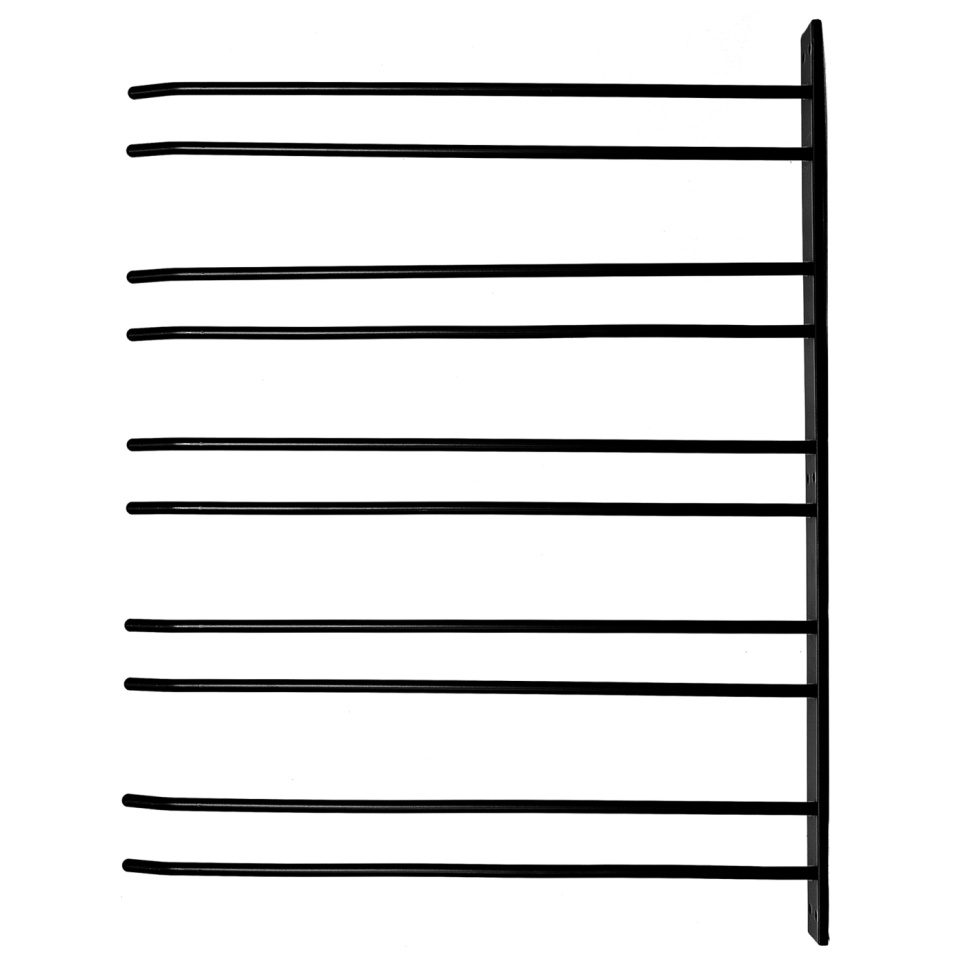 Cintre en verre pour le montage mural - noir, 20 verres - Hippie de Luxe