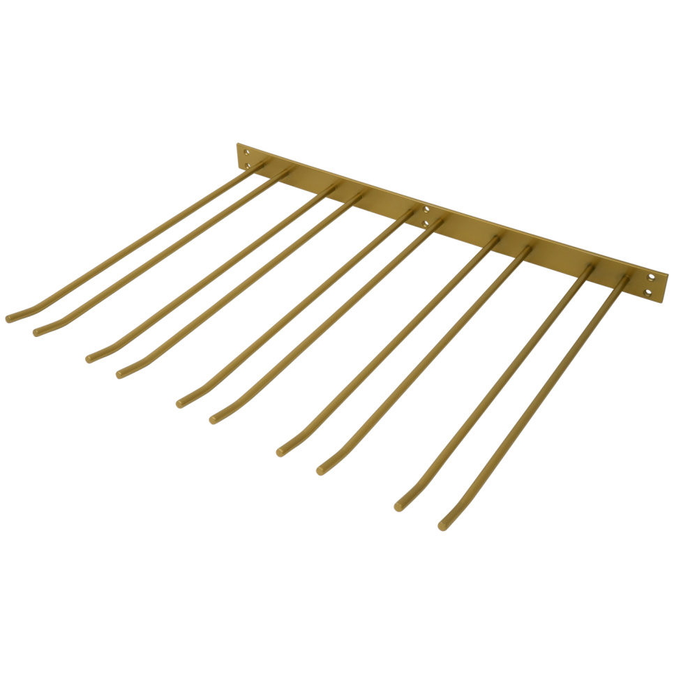 Cintres en verre pour le montage mural - or, 20 verres - Hippie de Luxe dans le groupe Décoration de la cuisine / Intérieur : Portes-verres suspendus l\'adresse The Kitchen Lab (1422-27556)