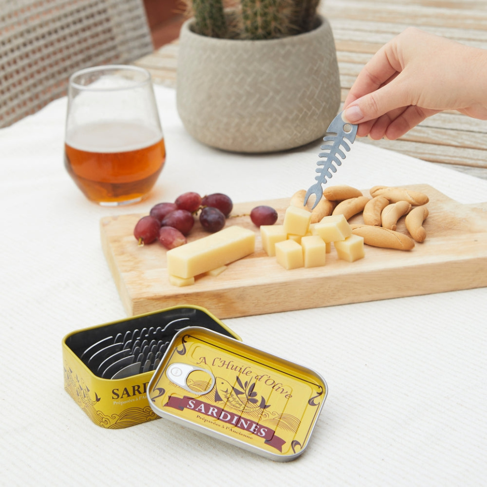 Fourchettes apéritif, Sardines, lot de 6 - Balvi