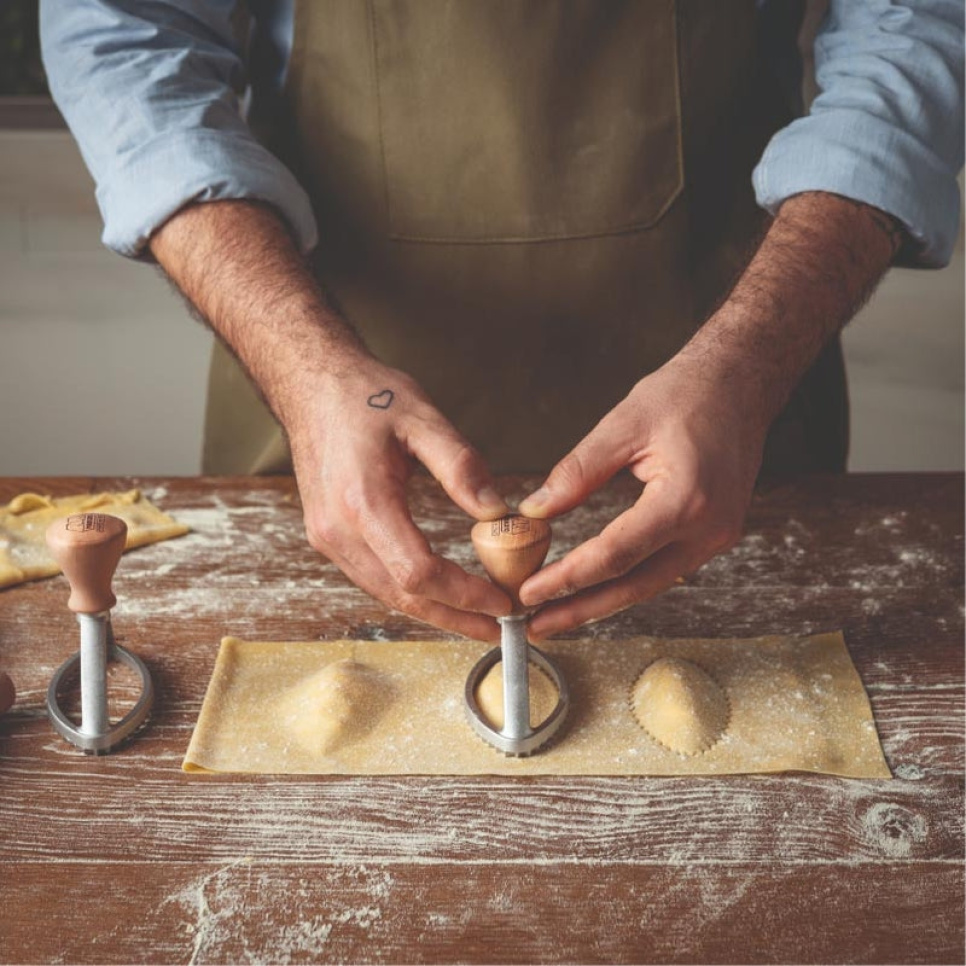 Tampon à raviolis, Ovale 10 cm - Marcato