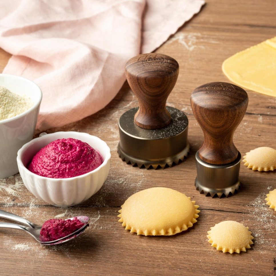 Tampon à raviolis, Rond cannelé 6,5 cm, Heritage - Marcato