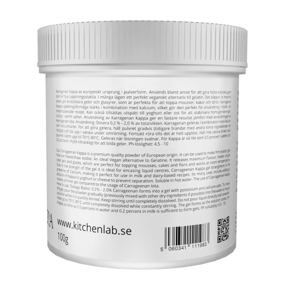 Carraghénane Kappa (E407) - The Kitchen Lab