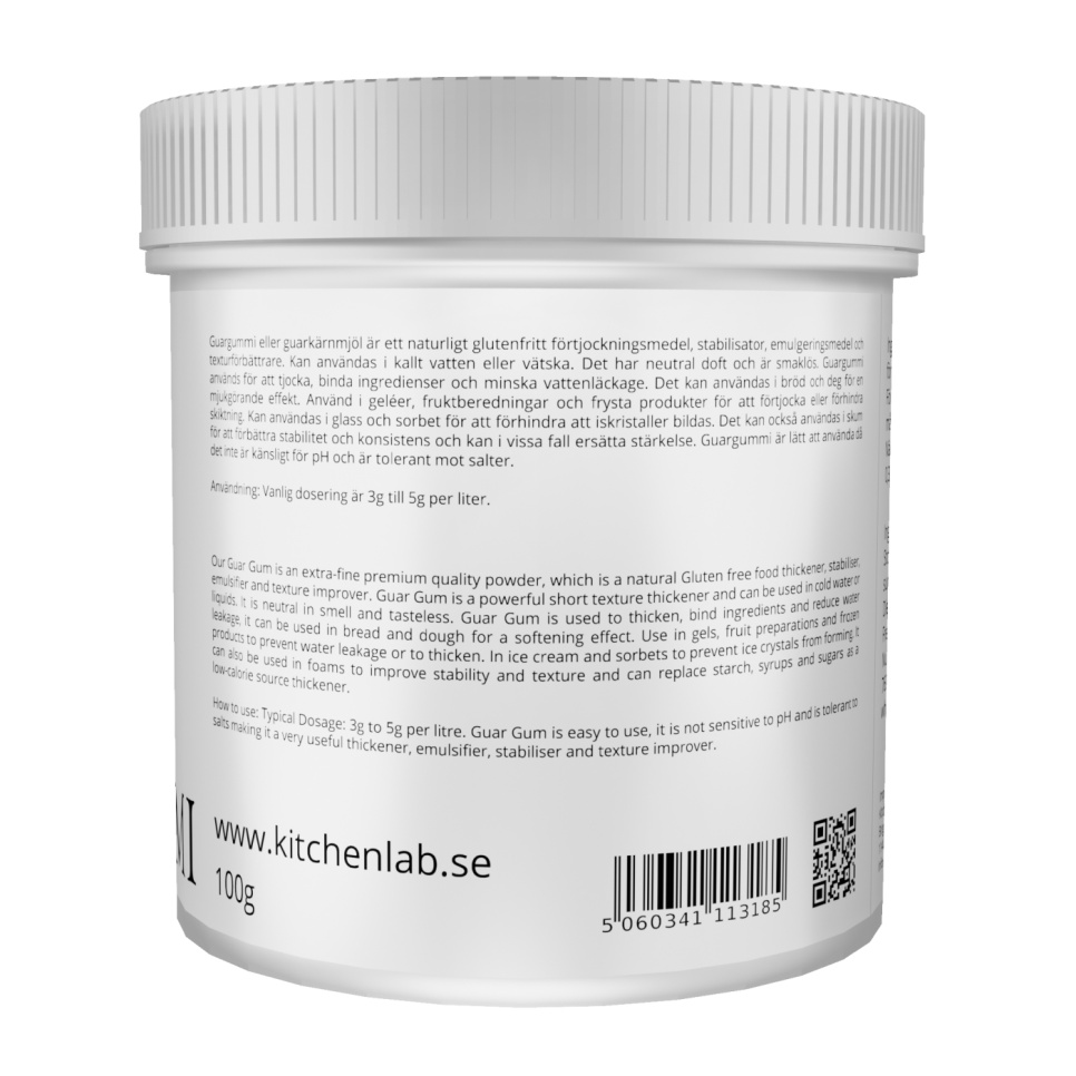 Gomme de guar (E412) - The Kitchen Lab