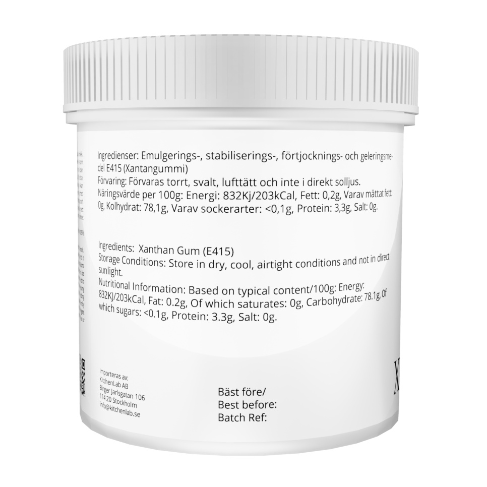 Gomme xanthane (E415) - The Kitchen Lab