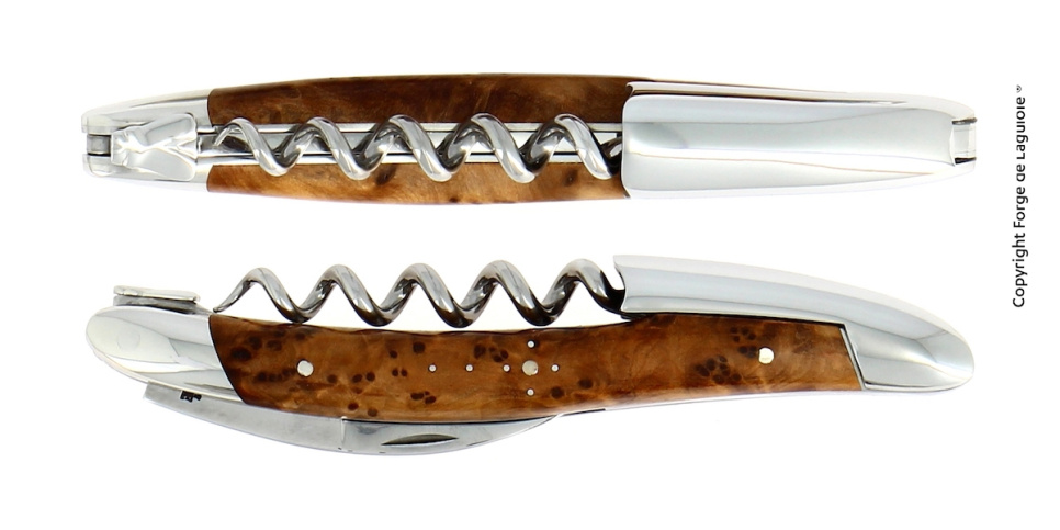 Couteau de sommelier Tuja, poli, Tradition - Forge de Laguiole dans le groupe Cocktails et Vin / Accessoires pour le vin / Couteaux de sommelier et ouvre-bouteilles l\'adresse The Kitchen Lab (1446-15864)