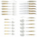 Ensemble de couverts 03, manches en corne brillante, polis, Tradition - Forge de Laguiole