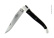 Couteau pliant, 12 cm, manche en corne noire, poli, Tradition - Forge de Laguiole